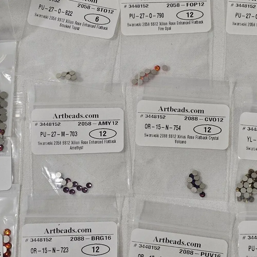 Swarovski Create Your Style Crystal Passions Lot Flat Back Rhinestones - Picture 3 of 7